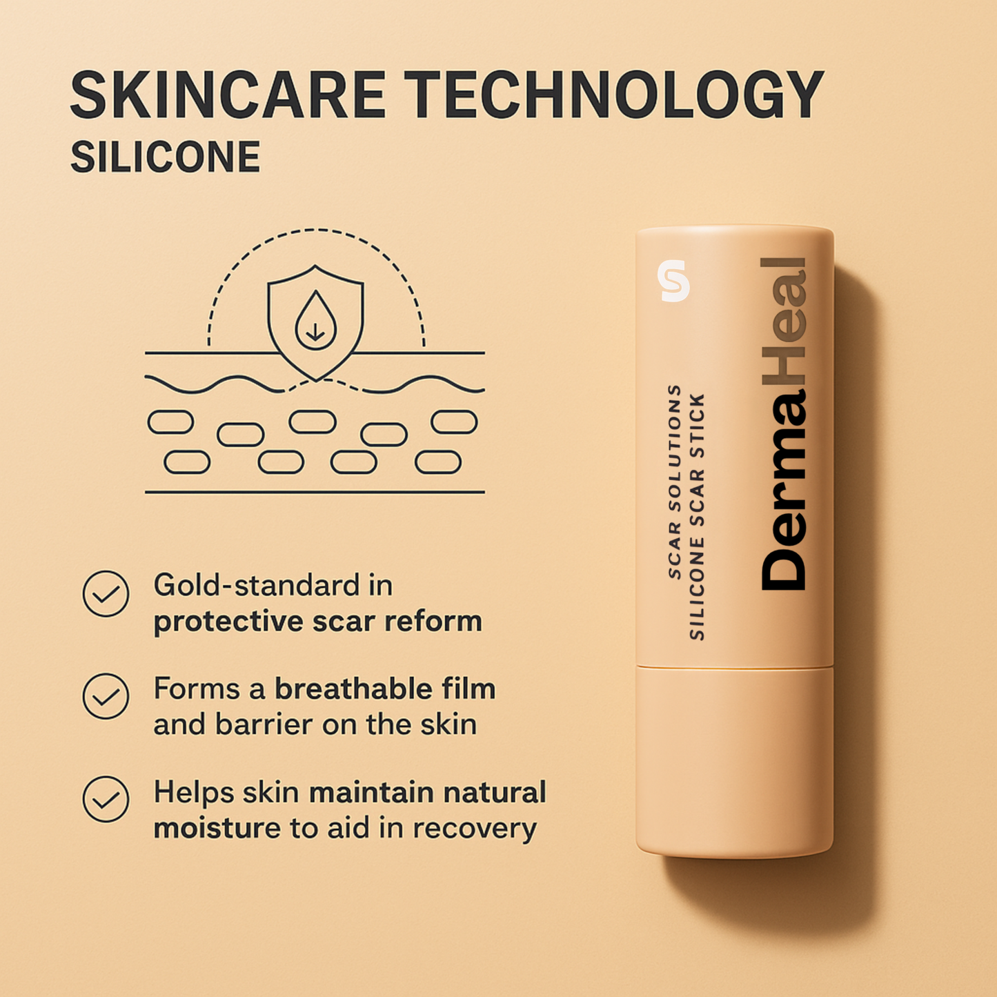 DermaHeal Silicone Scar Stick